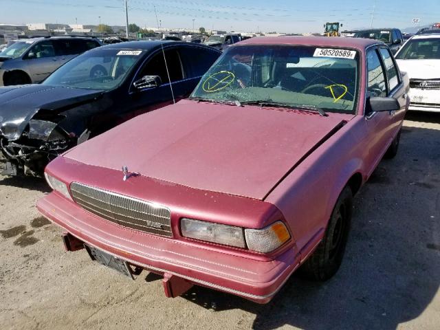 1G4AG55M5R6430007 - 1994 BUICK CENTURY SP RED photo 2