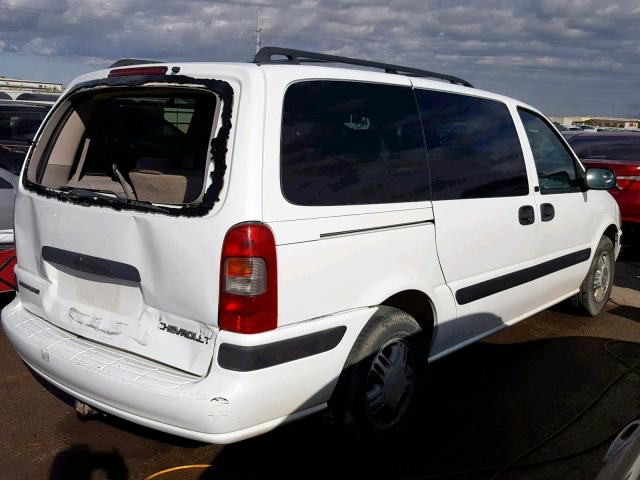 1GNDX03E21D237899 - 2001 CHEVROLET VENTURE WHITE photo 4