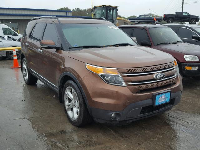 1FMHK8F89CGA10767 - 2012 FORD EXPLORER L BROWN photo 1