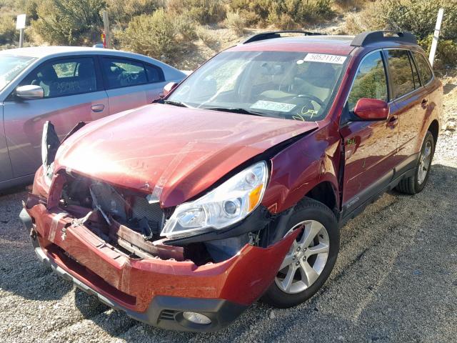 4S4BRBKC0D3217209 - 2013 SUBARU OUTBACK 2. RED photo 2