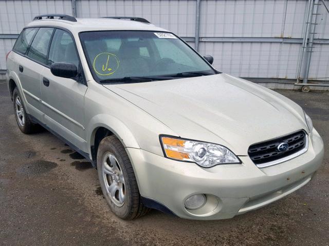 4S4BP61C077314745 - 2007 SUBARU LEGACY OUT TAN photo 1