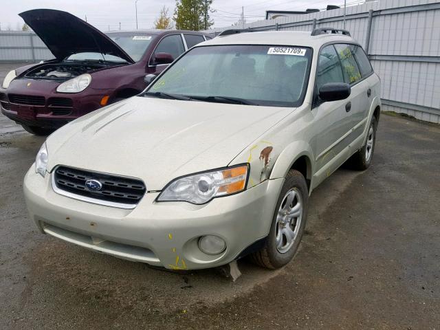 4S4BP61C077314745 - 2007 SUBARU LEGACY OUT TAN photo 2