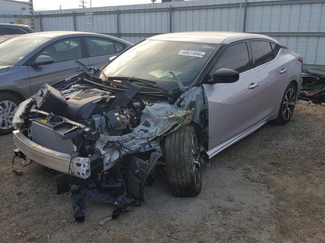 1N4AA6AP9JC362561 - 2018 NISSAN MAXIMA 3.5 SILVER photo 2