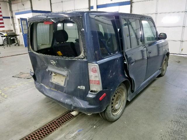 JTLKT324664034127 - 2006 TOYOTA SCION XB ლურჯი ფოტო 4