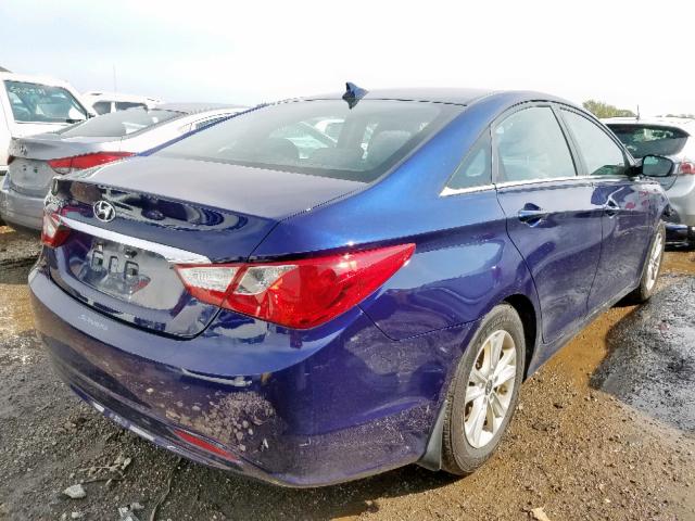 5NPEB4AC1DH792698 - 2013 HYUNDAI SONATA GLS PURPLE photo 4