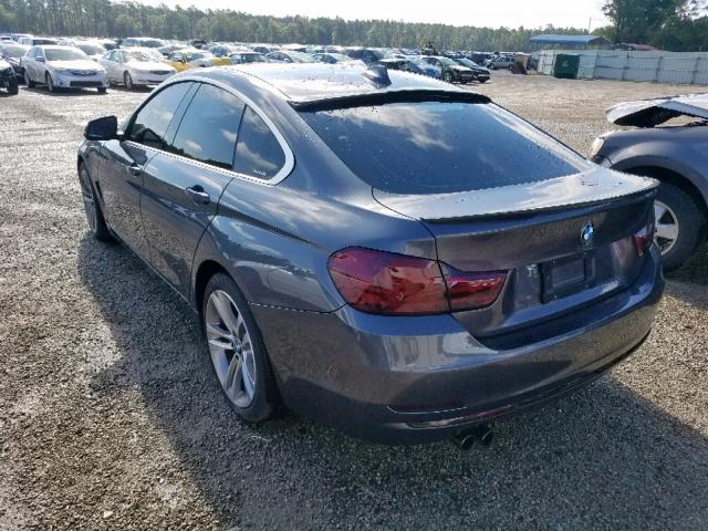 WBA4A9C59GG508783 - 2016 BMW 428 I GRAN GRAY photo 3