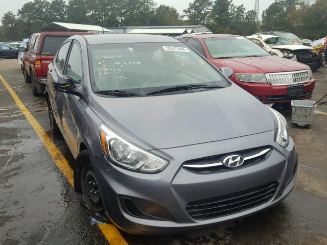 KMHCT4AE7GU035882 - 2016 HYUNDAI ACCENT SE GRAY photo 1