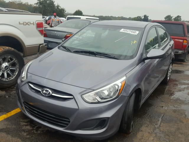 KMHCT4AE7GU035882 - 2016 HYUNDAI ACCENT SE GRAY photo 2