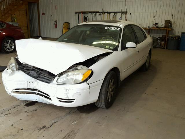 1FAFP56U56A156282 - 2006 FORD TAURUS SEL WHITE photo 2