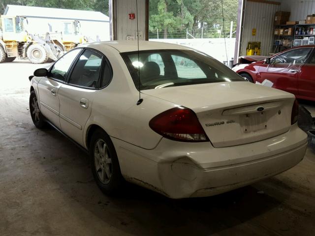 1FAFP56U56A156282 - 2006 FORD TAURUS SEL WHITE photo 3