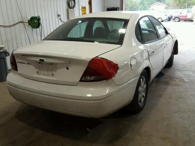 1FAFP56U56A156282 - 2006 FORD TAURUS SEL WHITE photo 4