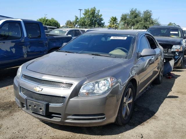 1G1ZC5E09CF175992 - 2012 CHEVROLET MALIBU 1LT თაფლისფერი ფოტო 2