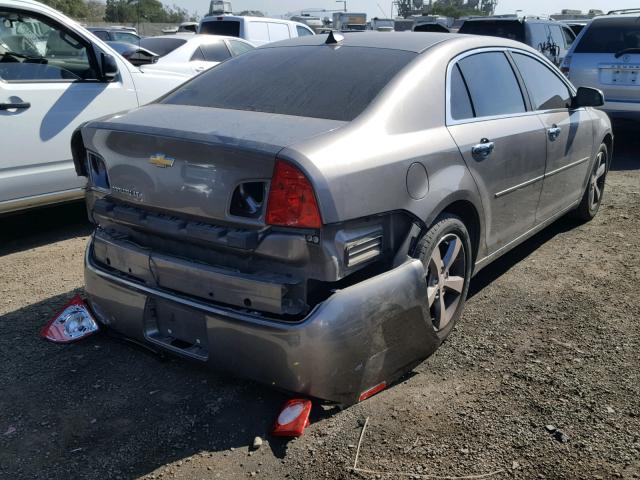 1G1ZC5E09CF175992 - 2012 CHEVROLET MALIBU 1LT თაფლისფერი ფოტო 4