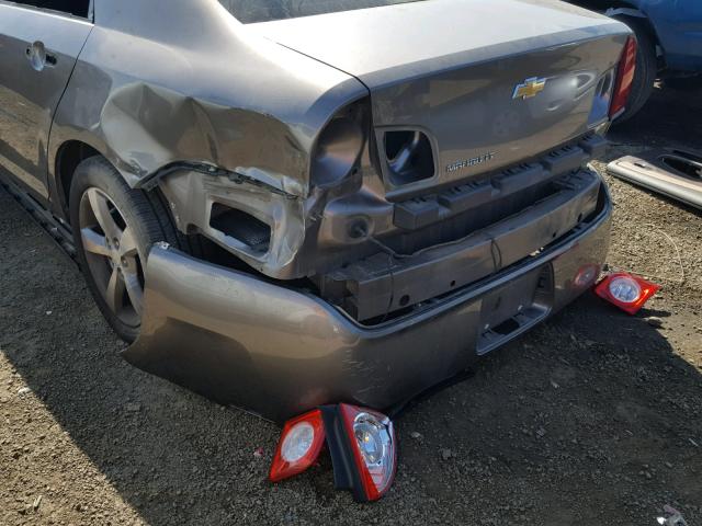 1G1ZC5E09CF175992 - 2012 CHEVROLET MALIBU 1LT თაფლისფერი ფოტო 9