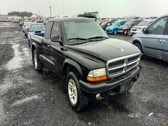 1D7GL32K44S553580 - 2004 DODGE DAKOTA SPO BLACK photo 1