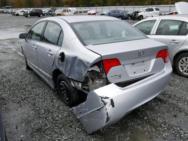 2HGFA16908H327669 - 2008 HONDA CIVIC EXL SILVER photo 3