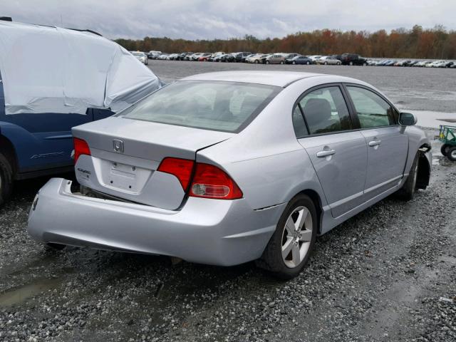 2HGFA16908H327669 - 2008 HONDA CIVIC EXL SILVER photo 4