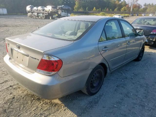 4T1BE30K95U569485 - 2005 TOYOTA CAMRY LE GRAY photo 4