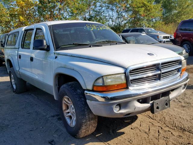 1B7HG2AN71S260468 - 2001 DODGE DAKOTA QUA WHITE photo 1