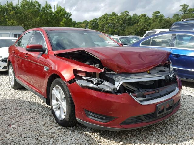 1FAHP2E88EG182060 - 2014 FORD TAURUS SEL BURGUNDY photo 1