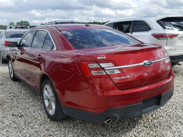 1FAHP2E88EG182060 - 2014 FORD TAURUS SEL BURGUNDY photo 3