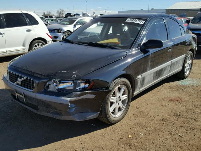 YV1RS61T432247926 - 2003 VOLVO S60 BLACK photo 2