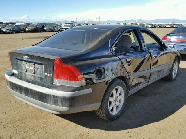 YV1RS61T432247926 - 2003 VOLVO S60 BLACK photo 4