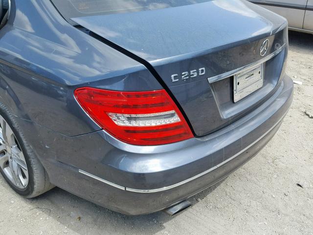 WDDGF4HB5DA832711 - 2013 MERCEDES-BENZ C 250 CHARCOAL photo 10