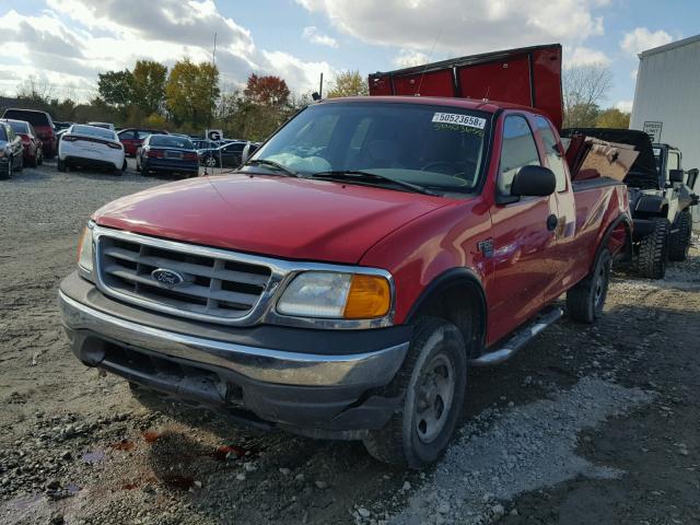 2FTRX18W14CA60644 - 2004 FORD F-150 HERI RED photo 2