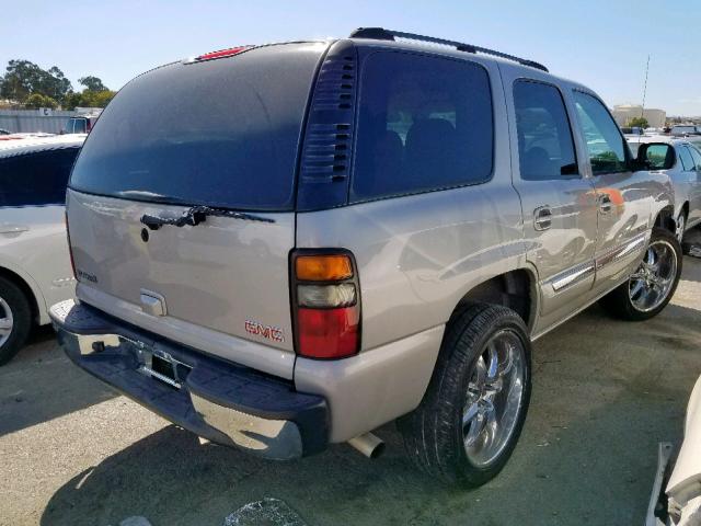 1GKEC13V35J158588 - 2005 GMC YUKON GOLD photo 4