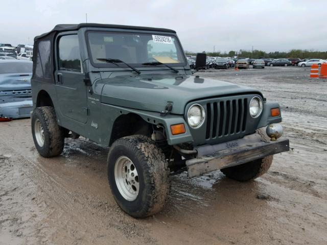 1J4FY19S8XP496898 - 1999 JEEP WRANGLER / GREEN photo 1