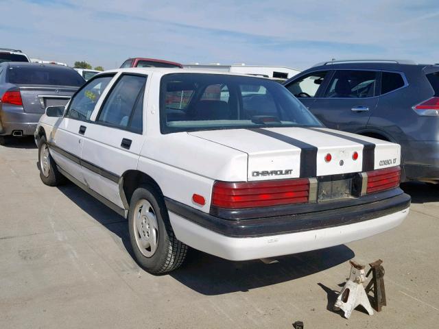 1G1LT53T5NY257065 - 1992 CHEVROLET CORSICA LT WHITE photo 3