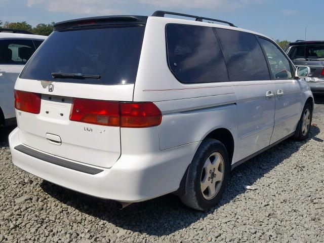 2HKRL1861YH529310 - 2000 HONDA ODYSSEY EX WHITE photo 4