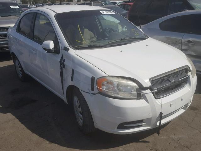 KL1TD56658B106123 - 2008 CHEVROLET AVEO BASE Ақ фото 1