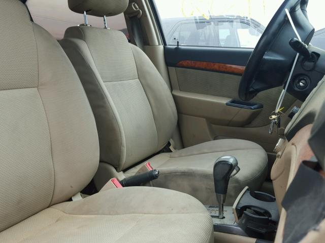 KL1TD56658B106123 - 2008 CHEVROLET AVEO BASE Ақ фото 5