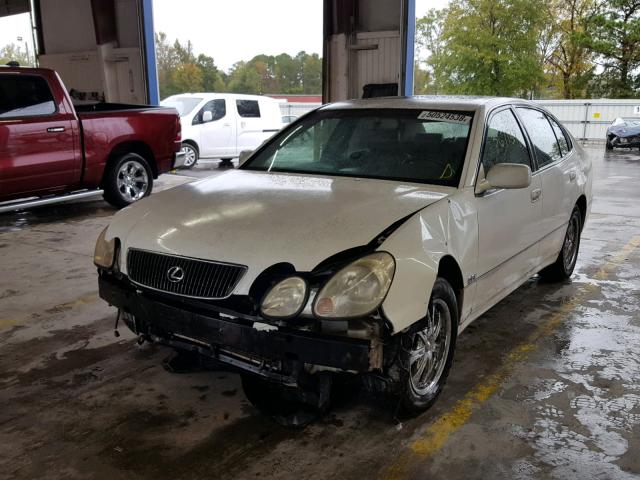 JT8BD68S7W0012241 - 1998 LEXUS GS 300 WHITE photo 2