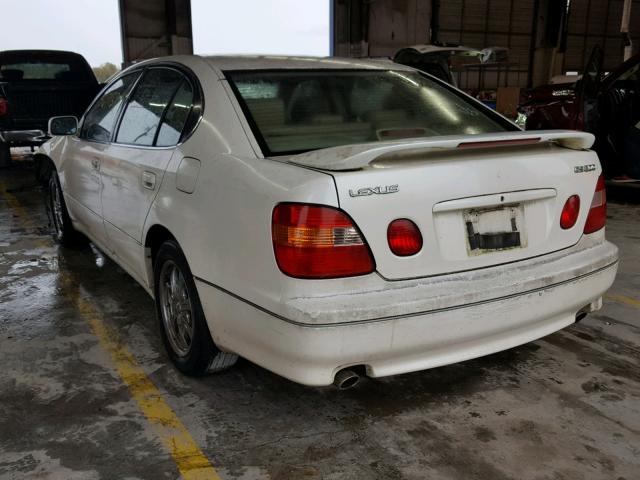 JT8BD68S7W0012241 - 1998 LEXUS GS 300 WHITE photo 3