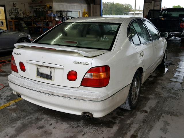 JT8BD68S7W0012241 - 1998 LEXUS GS 300 WHITE photo 4