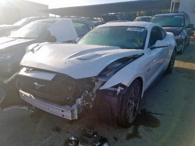 1FA6P8CF8H5239613 - 2017 FORD MUSTANG GT WHITE photo 2