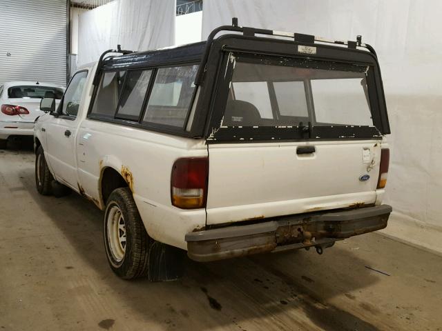 1FTCR10A6VUC00253 - 1997 FORD RANGER WHITE photo 3