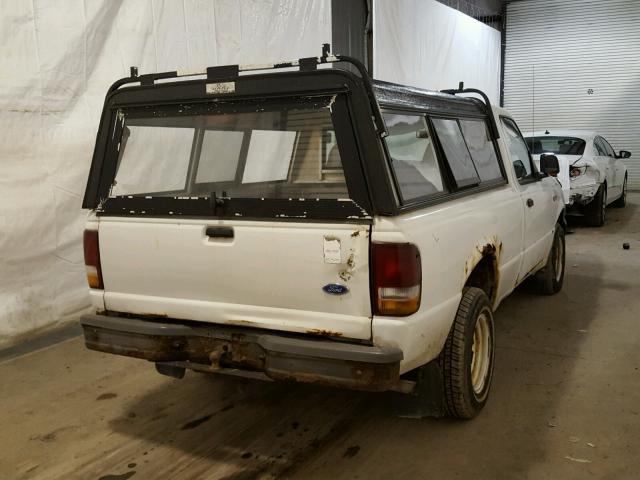 1FTCR10A6VUC00253 - 1997 FORD RANGER WHITE photo 4