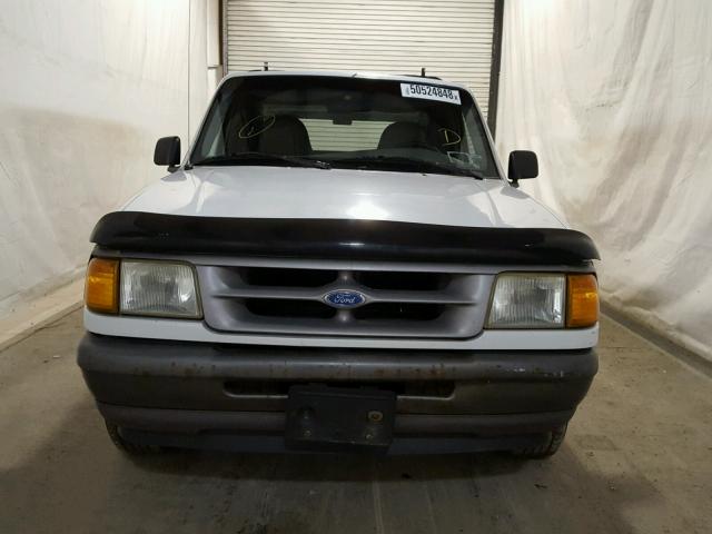 1FTCR10A6VUC00253 - 1997 FORD RANGER WHITE photo 9