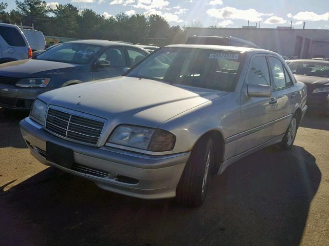 WDBHA24G5XA798761 - 1999 MERCEDES-BENZ C SILVER photo 2