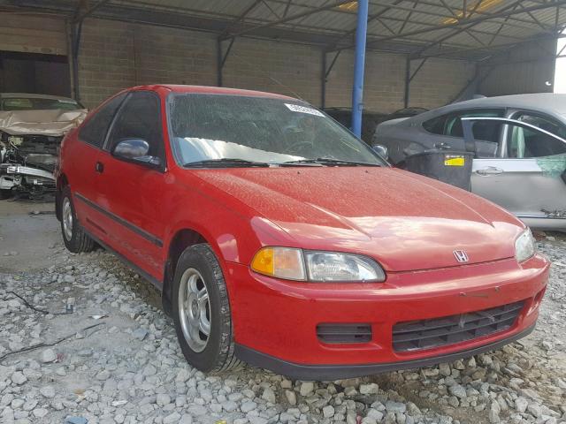 2HGEJ2247PH526583 - 1993 HONDA CIVIC DX RED photo 1