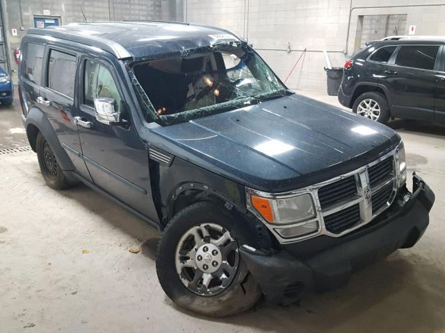 1D8GT28K48W245823 - 2008 DODGE NITRO SXT BLUE photo 1