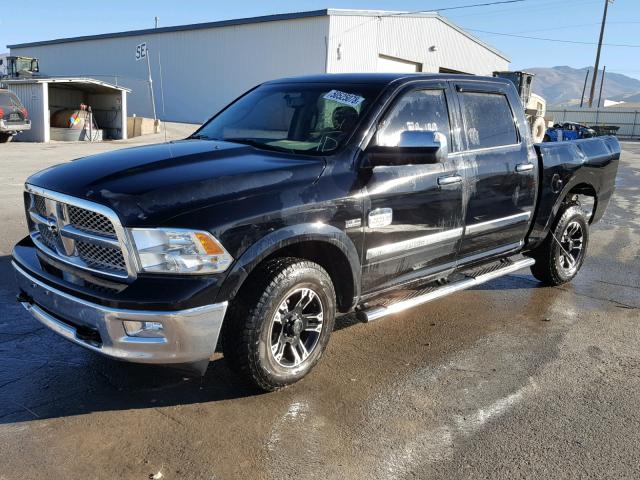 1C6RD7PT0CS257678 - 2012 DODGE RAM 1500 L BLACK photo 2