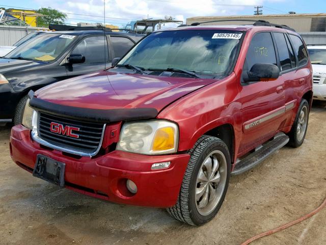 1GKDT13S032240707 - 2003 GMC ENVOY RED photo 2