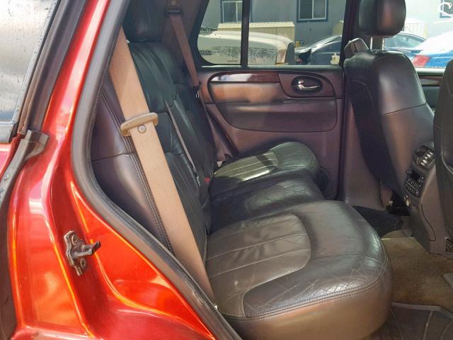 1GKDT13S032240707 - 2003 GMC ENVOY RED photo 6