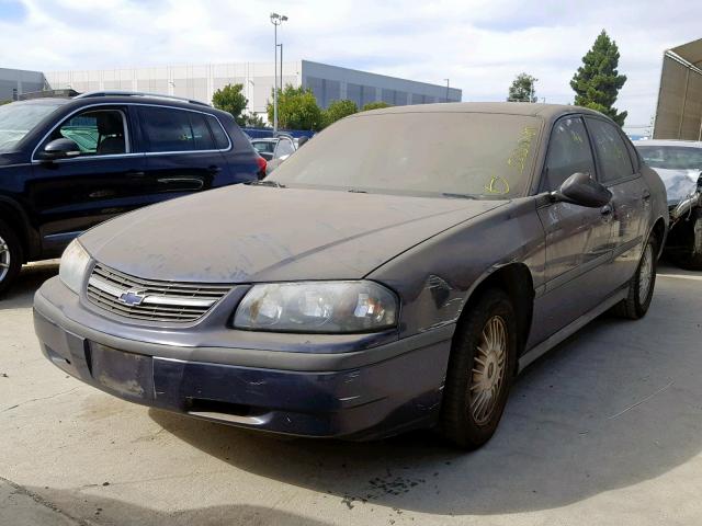 2G1WF55K3Y9123642 - 2000 CHEVROLET IMPALA BURGUNDY photo 2