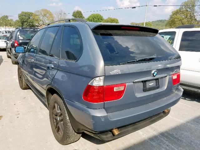 5UXFA13566LY26300 - 2006 BMW X5 3.0I GRAY photo 3